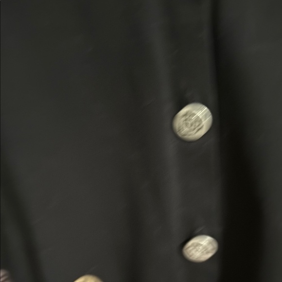 Black Button-Up Shirt with Colorful painted designs sz s - Picture 4 of 5